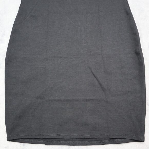 Love Republic Dress Womens M Black Plain Sleeveless Scoop Neck Pencil Cut - Picture 15 of 16
